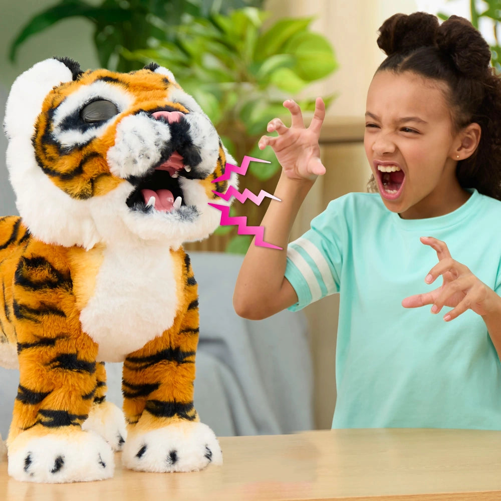 Furreal Plush Toy Interactive Pet Gabby The Grow & Roar Tiger
