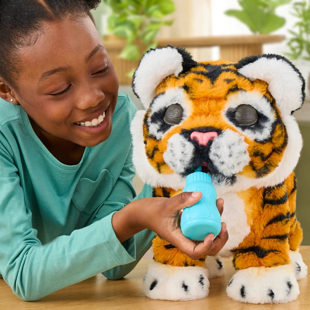 Furreal Plush Toy Interactive Pet Gabby The Grow & Roar Tiger