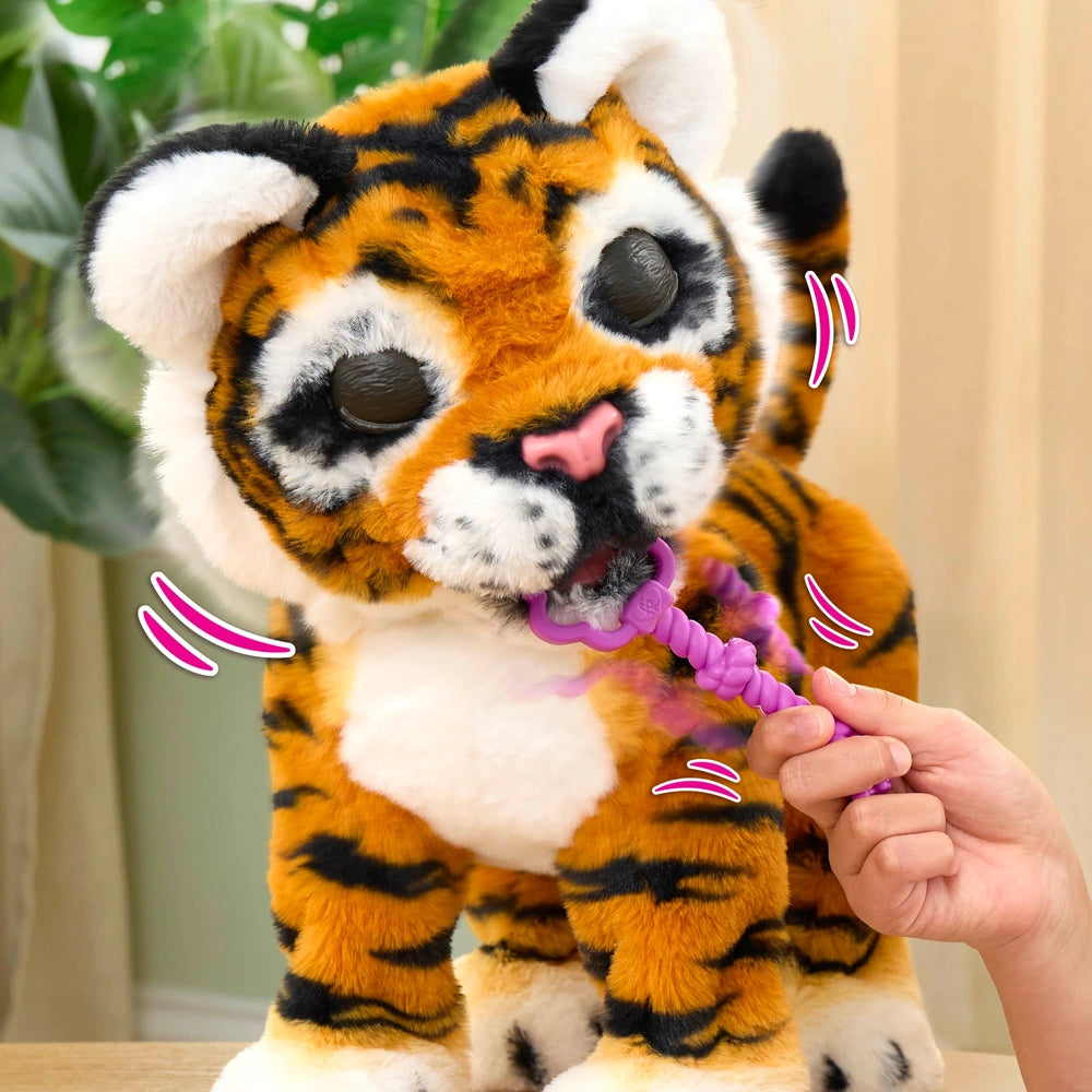 Furreal Plush Toy Interactive Pet Gabby The Grow & Roar Tiger