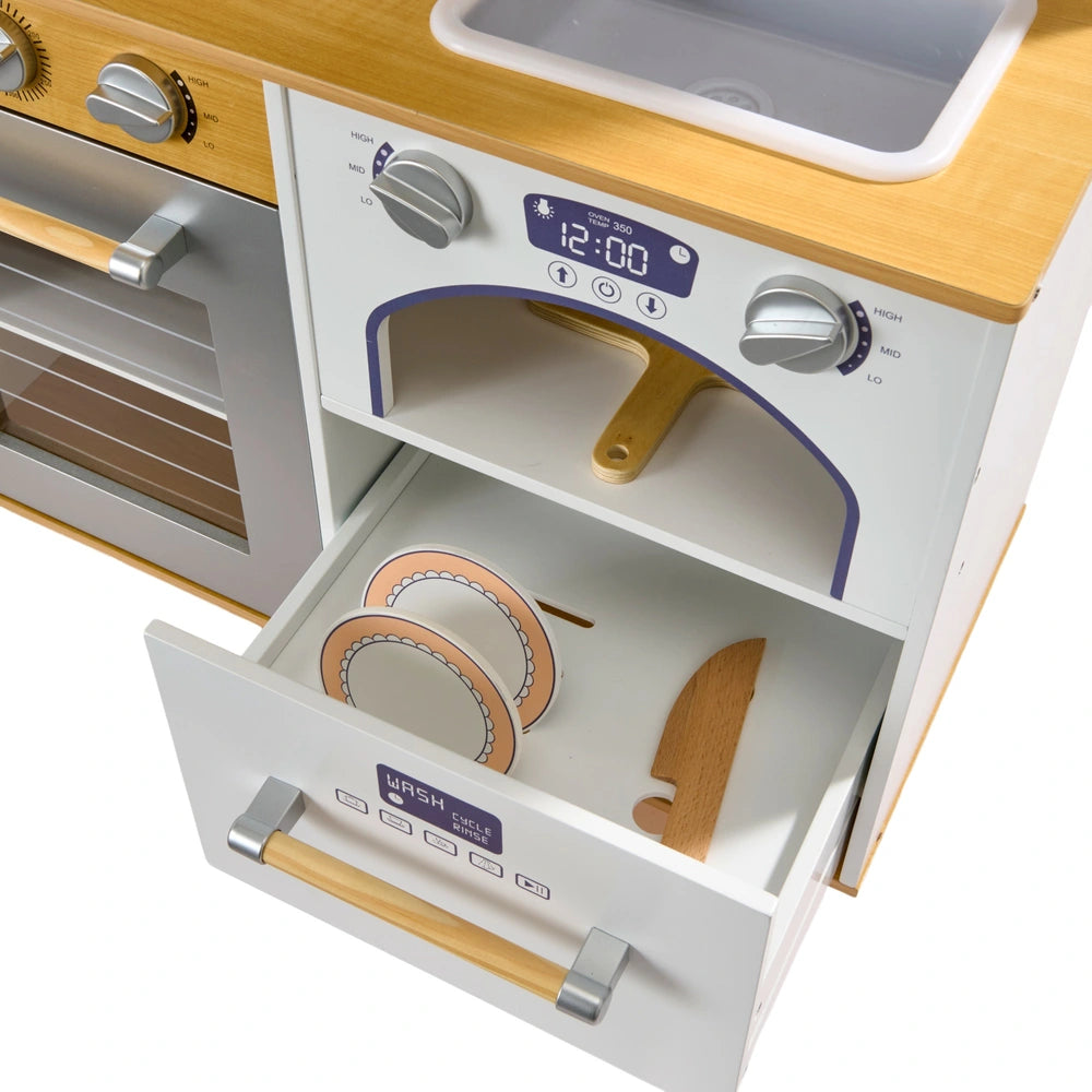 Kitchen Corner Signature Wooden Kitchen With Pizza Oven