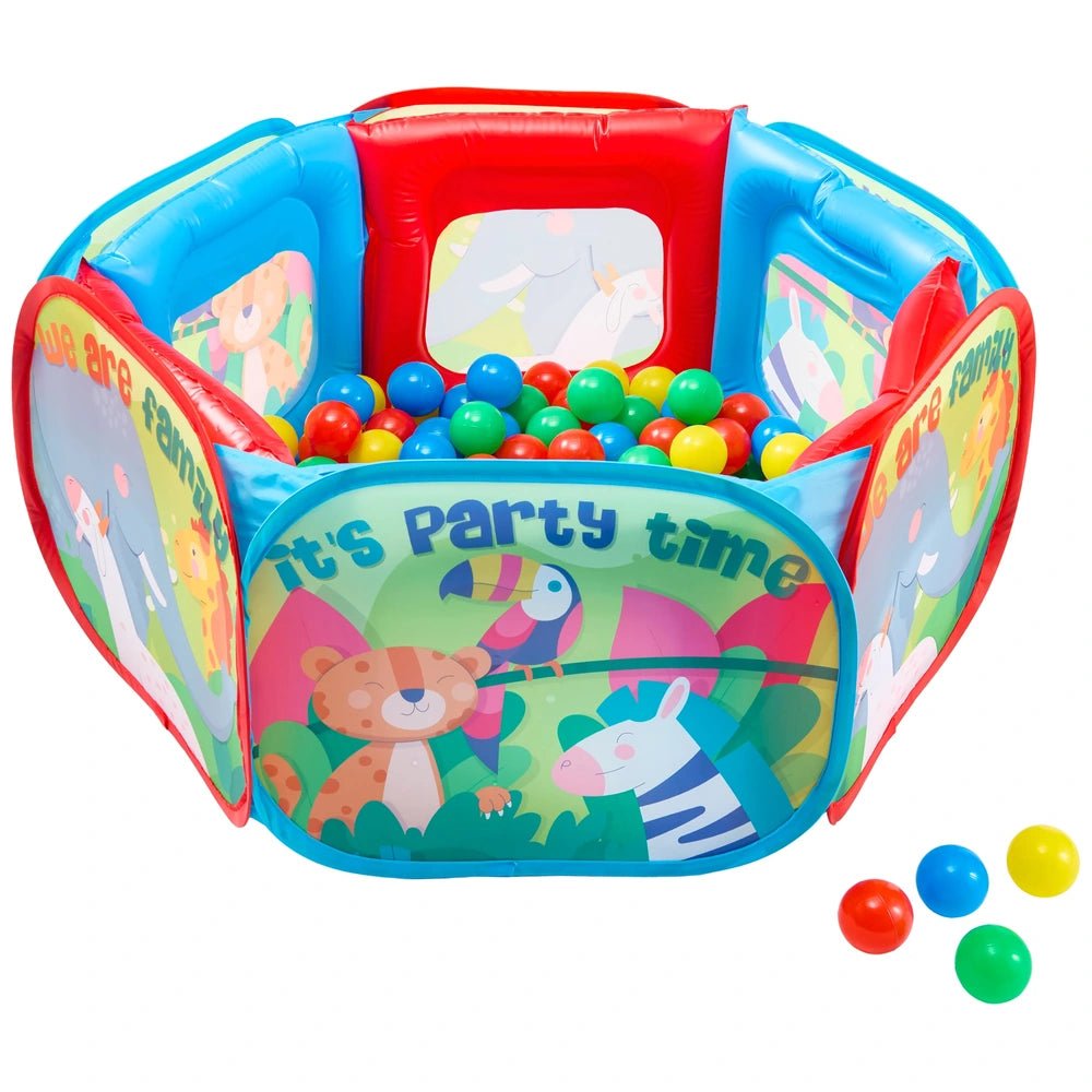 Big Steps Ball Pit With 100 Multi-Coloured Balls