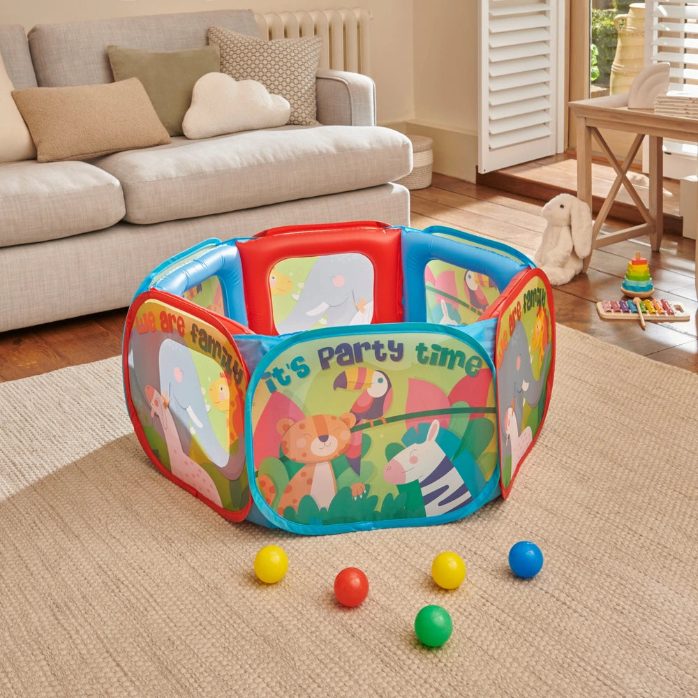 Big Steps Ball Pit With 100 Multi-Coloured Balls