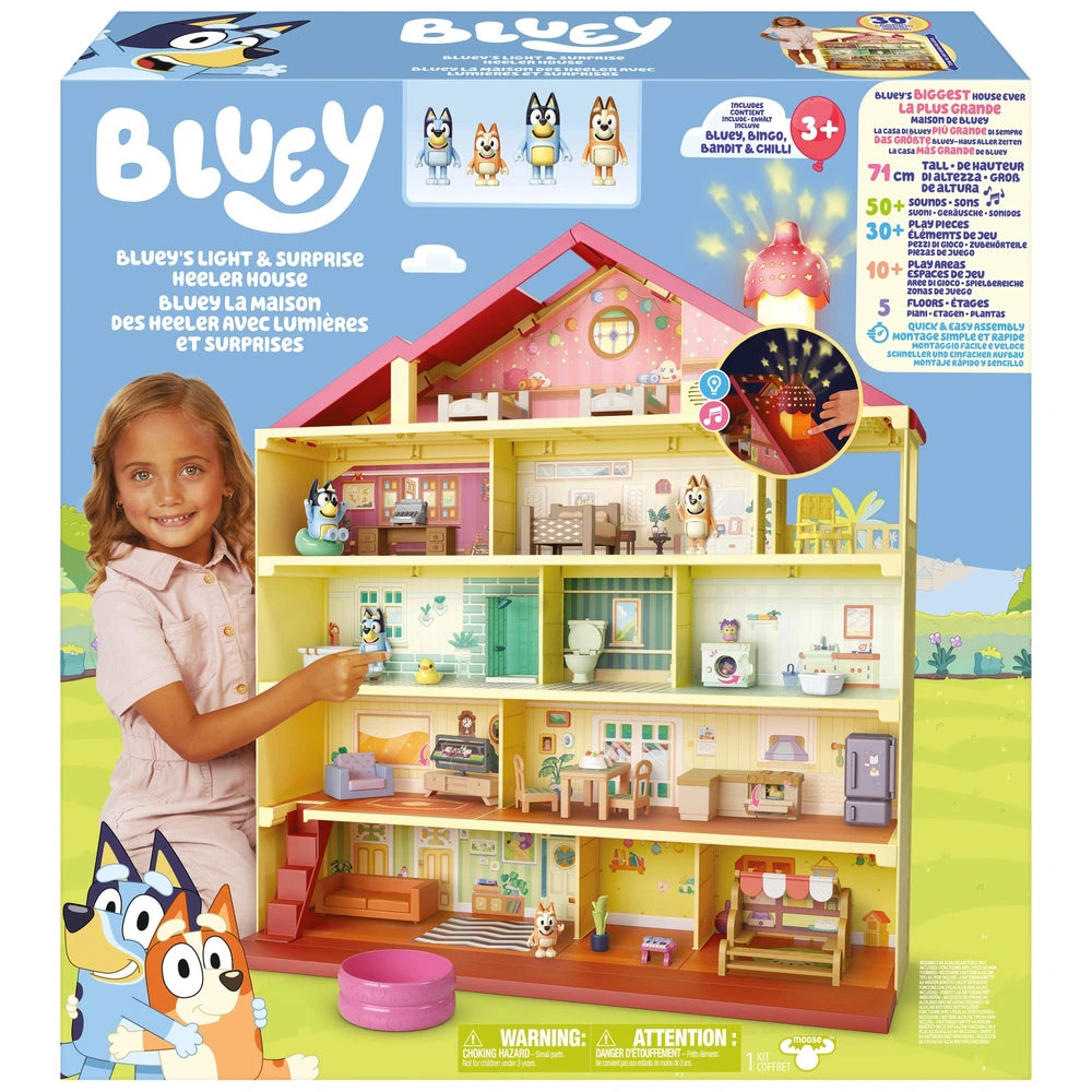 Bluey's Light And Surprise Mega House Playset