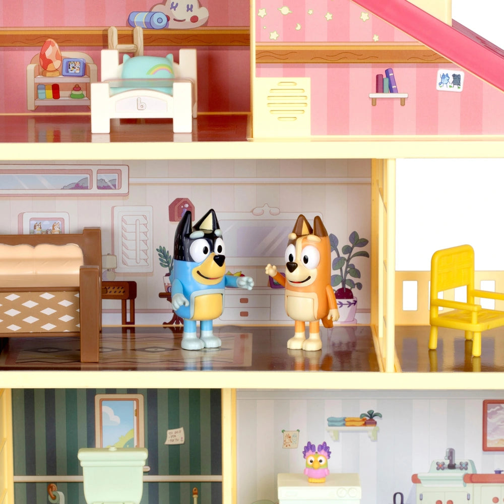 Bluey's Light And Surprise Mega House Playset
