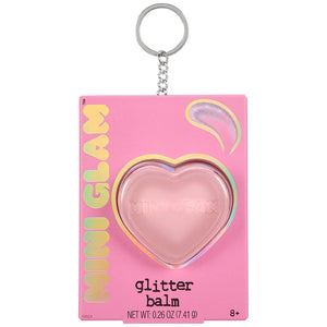 Mini Glam Glitter Heart Balm Keyring Assortment