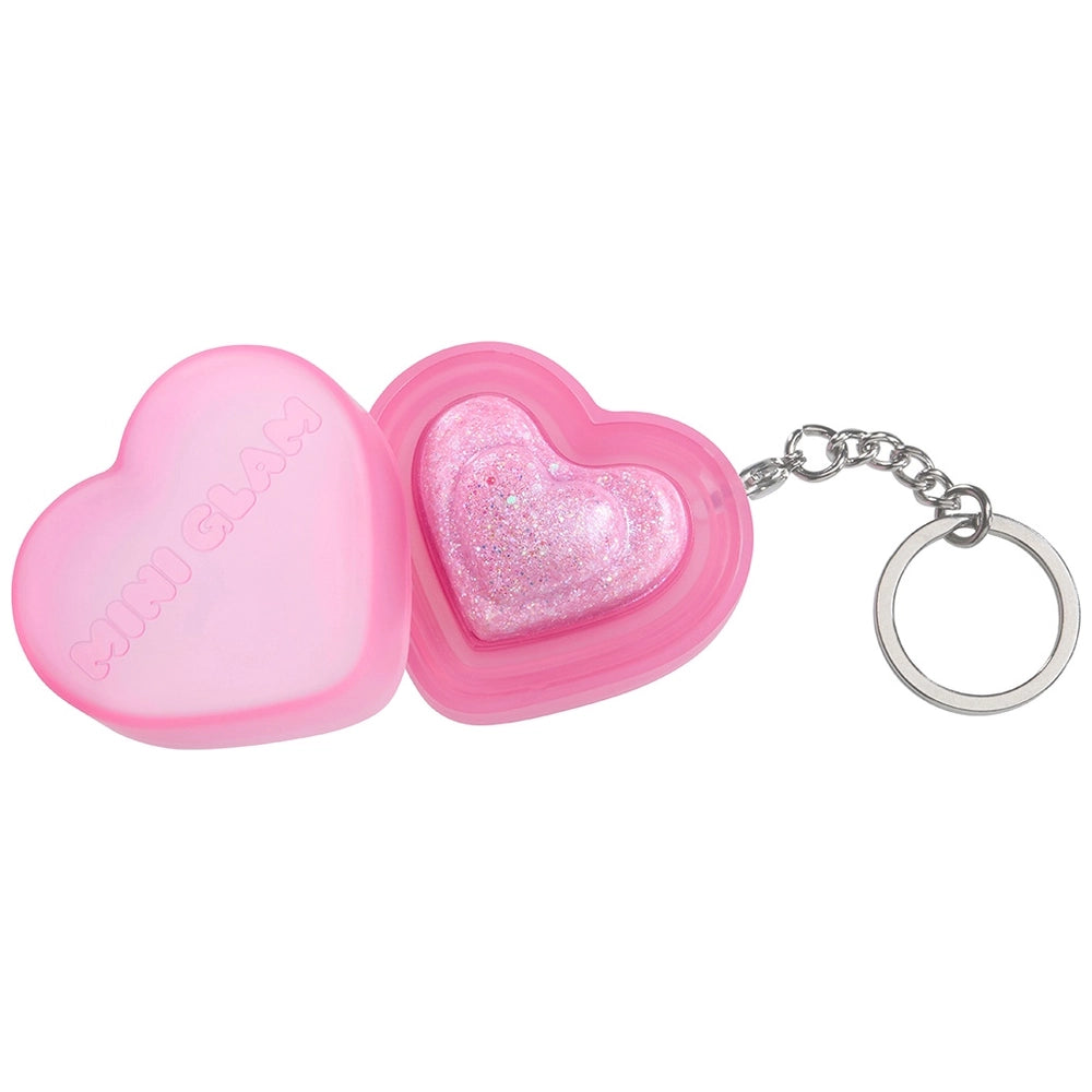 Mini Glam Glitter Heart Balm Keyring Assortment