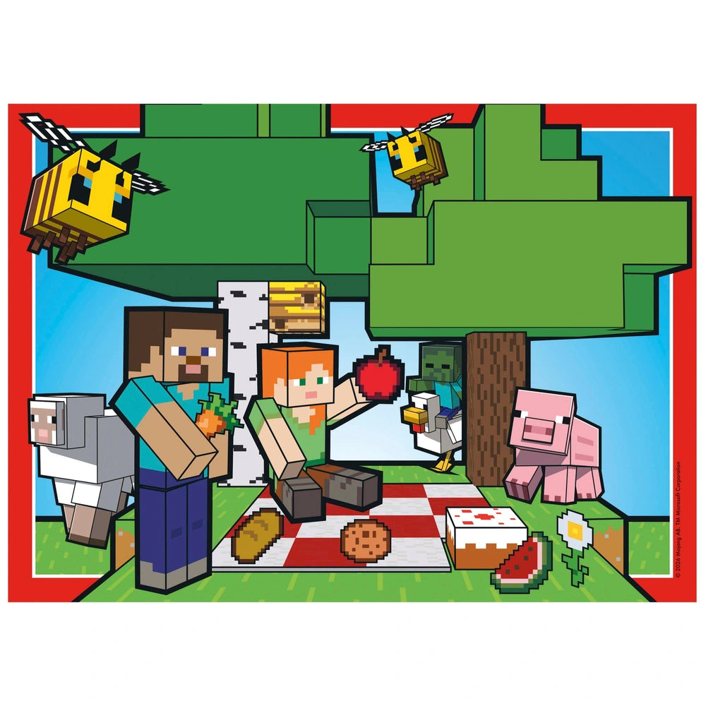 Ravensburger Minecraft Jigsaw Puzzles Bumper Pack 4 X 100 Pieces