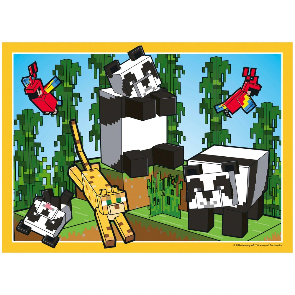 Ravensburger Minecraft Jigsaw Puzzles Bumper Pack 4 X 100 Pieces
