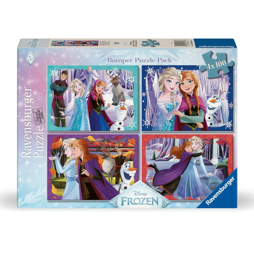 Ravensburger Disney Frozen Jigsaw Puzzles Bumper Pack 4 X 100 Pieces