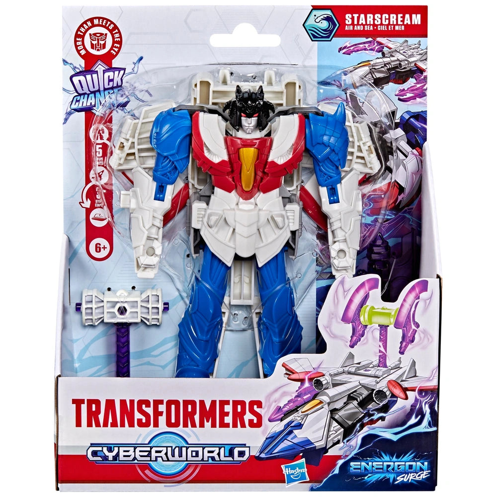Transformers Cyberworld Action Figure Energon Starscream Ultimate Cyber Changers
