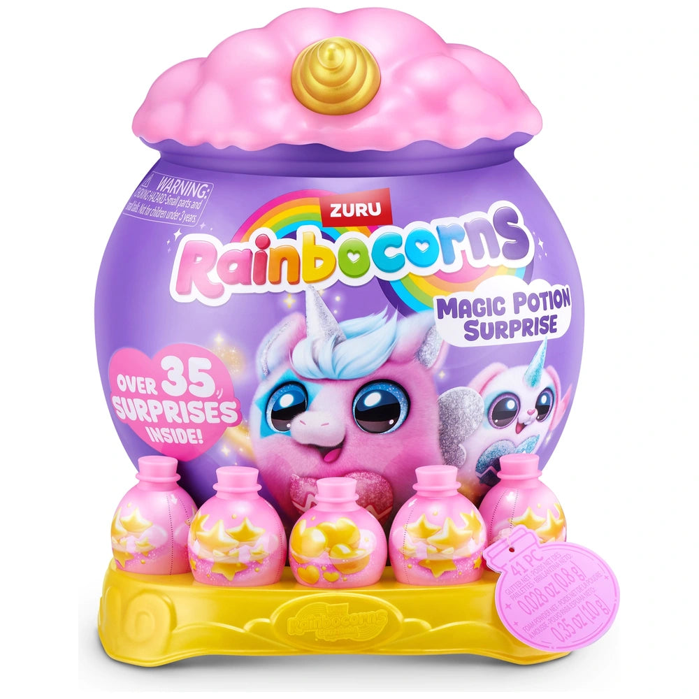 Rainbocorns By Zuru Magic Potion Surprise Plush Black Cat