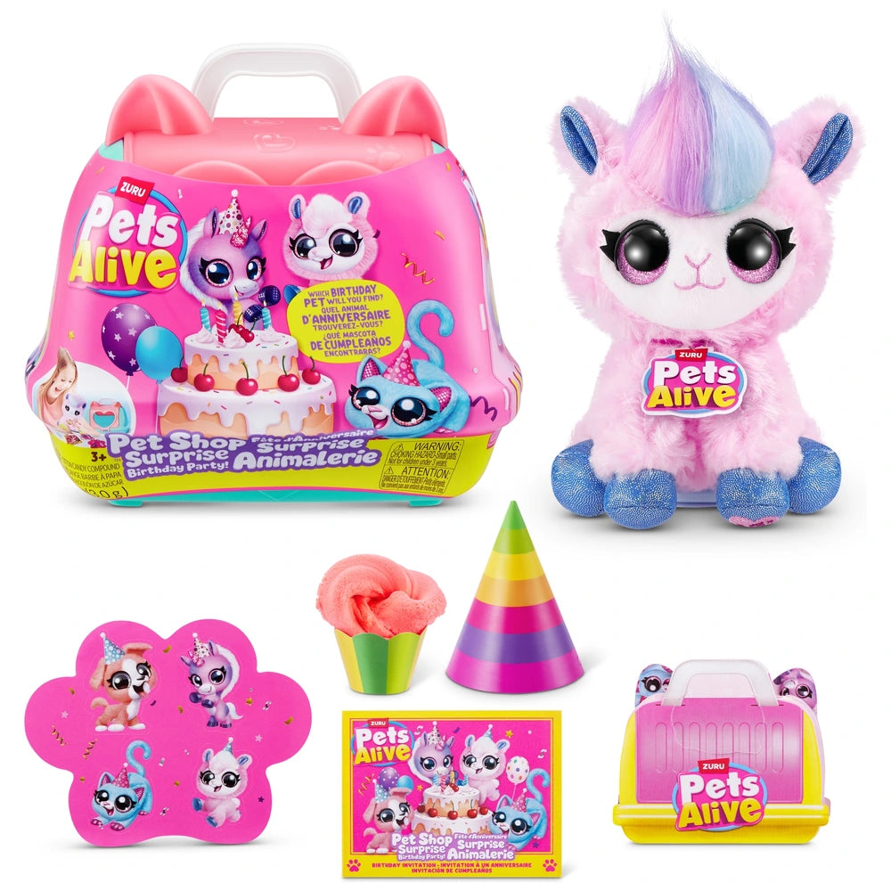 Pets Alive By Zuru Pet Shop Surprise Birthday Party Set