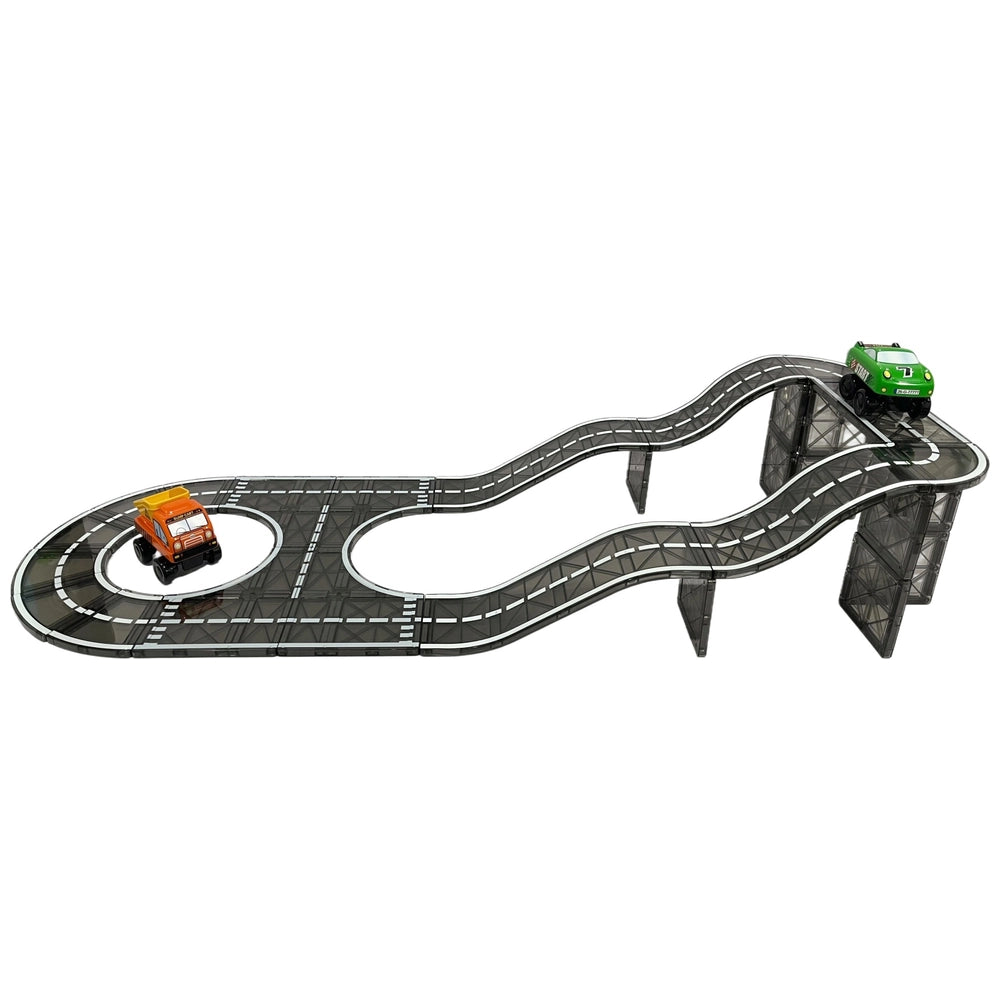 Magnetic Tiles Vehicles 44-Piece Set