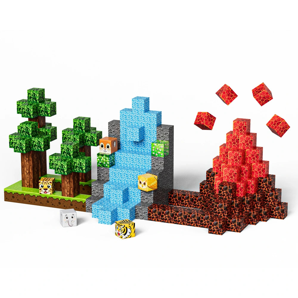 Magnetic Cubes 200-Piece Building Set