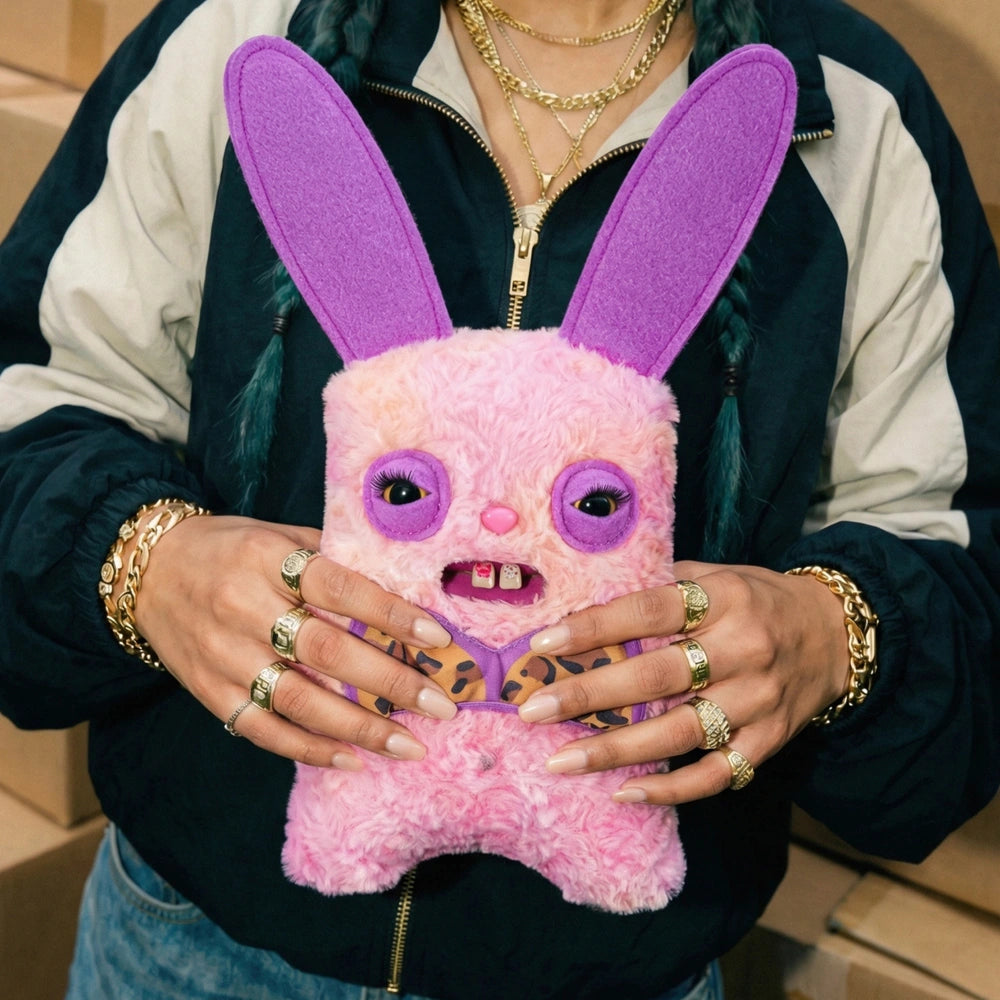 Fugglers Baddies By Zuru Plush Rabid Rabbit