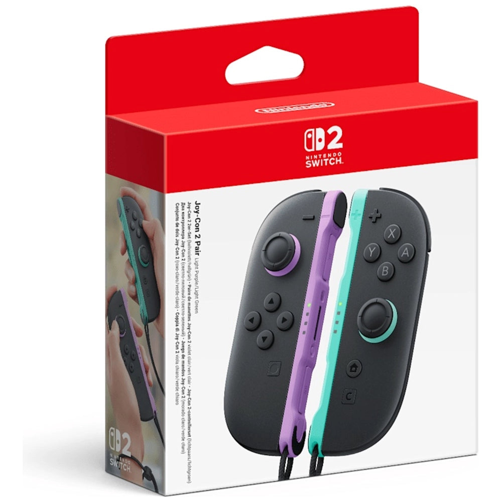 Nintendo Switch 2 Joy-Con Controller Pair - Light Purple/Light Green