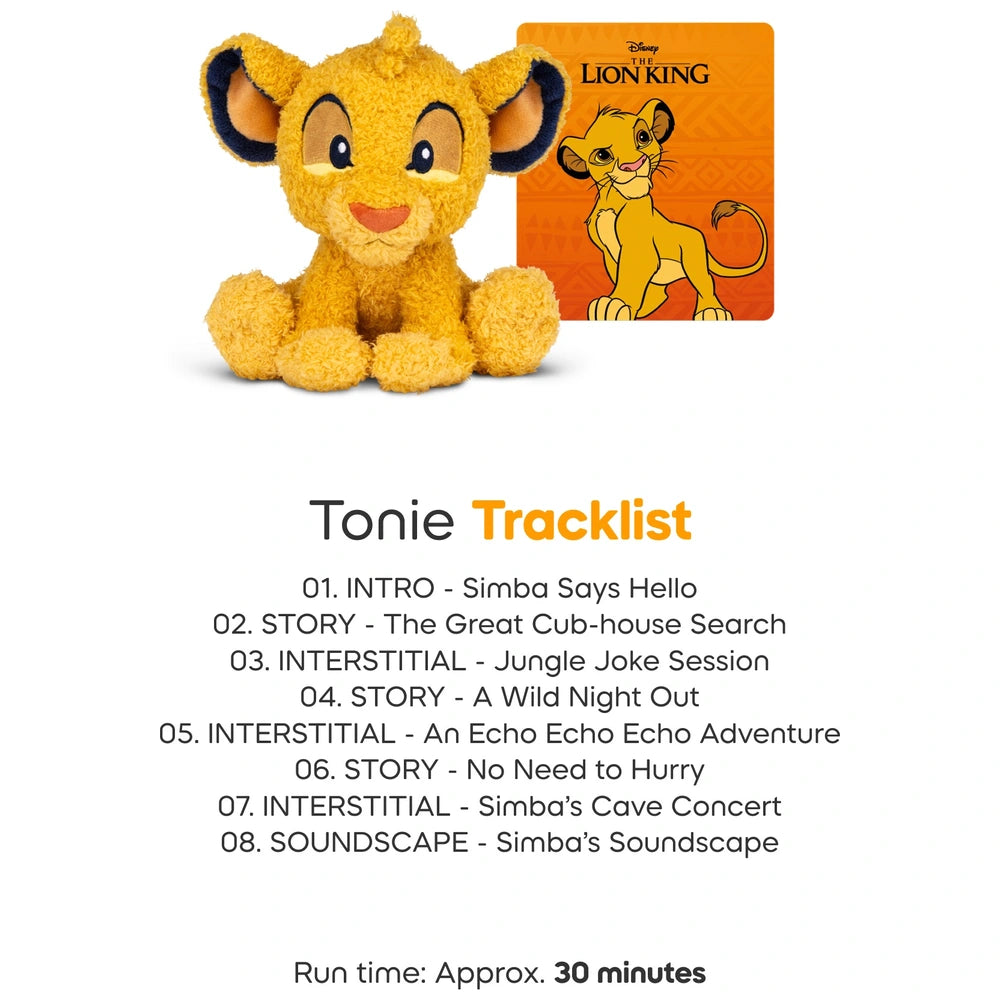 Tonies Audio Character Cuddle Disney The Lion King Simba