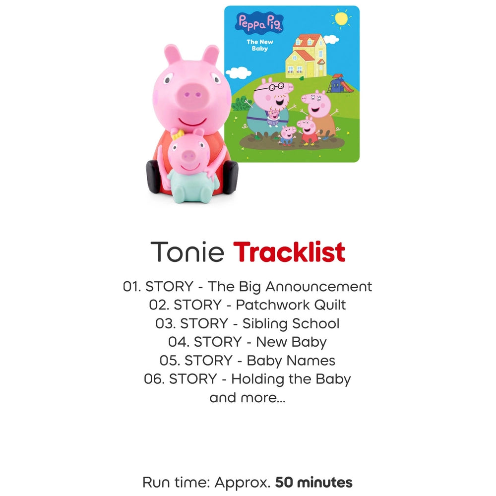 Tonies Audio Character Peppa Pig The New Baby And Peppa