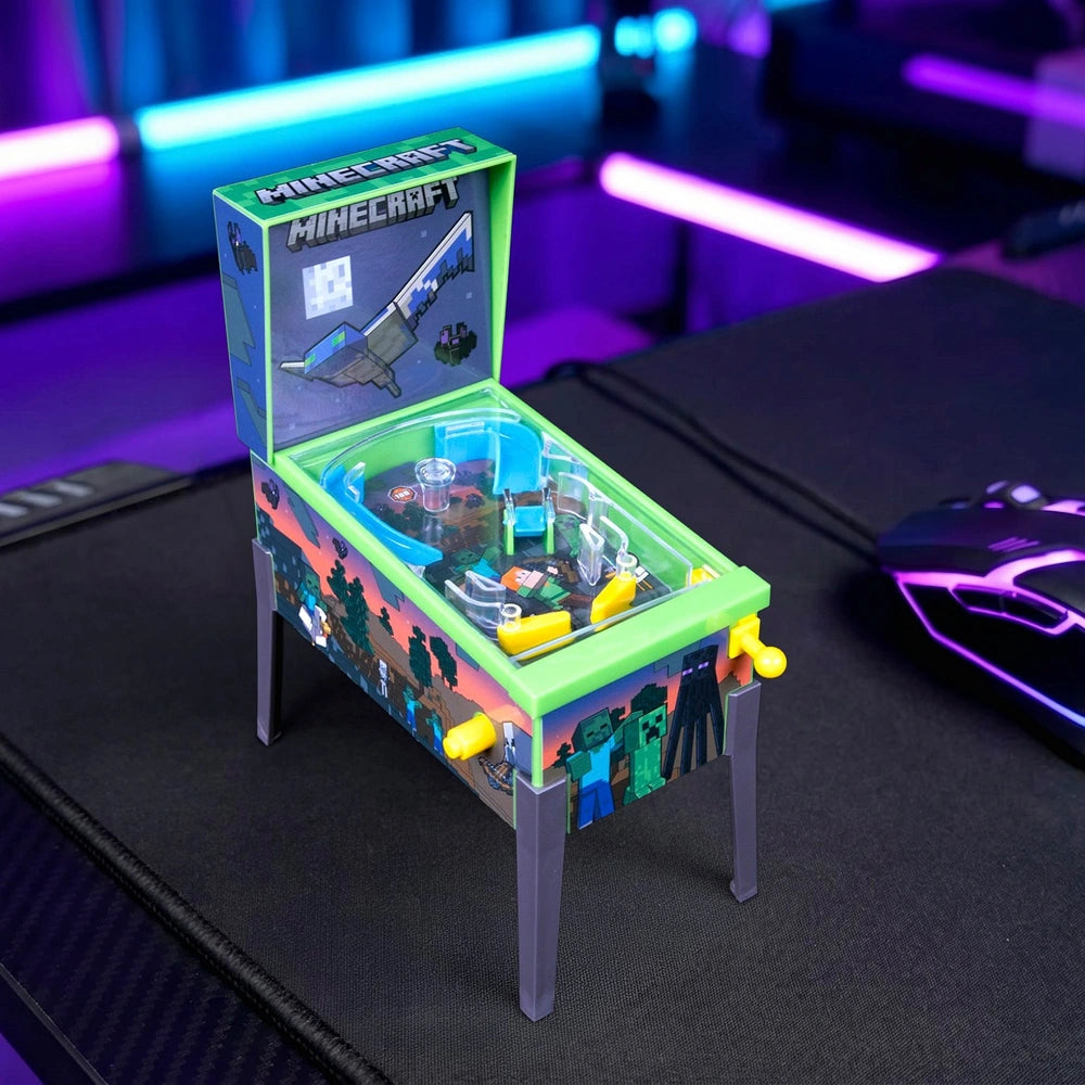 Arcade Pinball Collectible Desktop Game - Minecraft