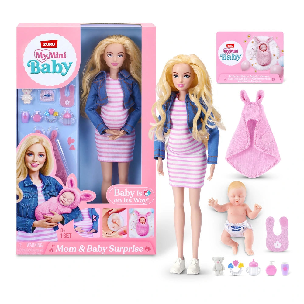 My Mini Baby Mom & Surprise Doll By Zuru
