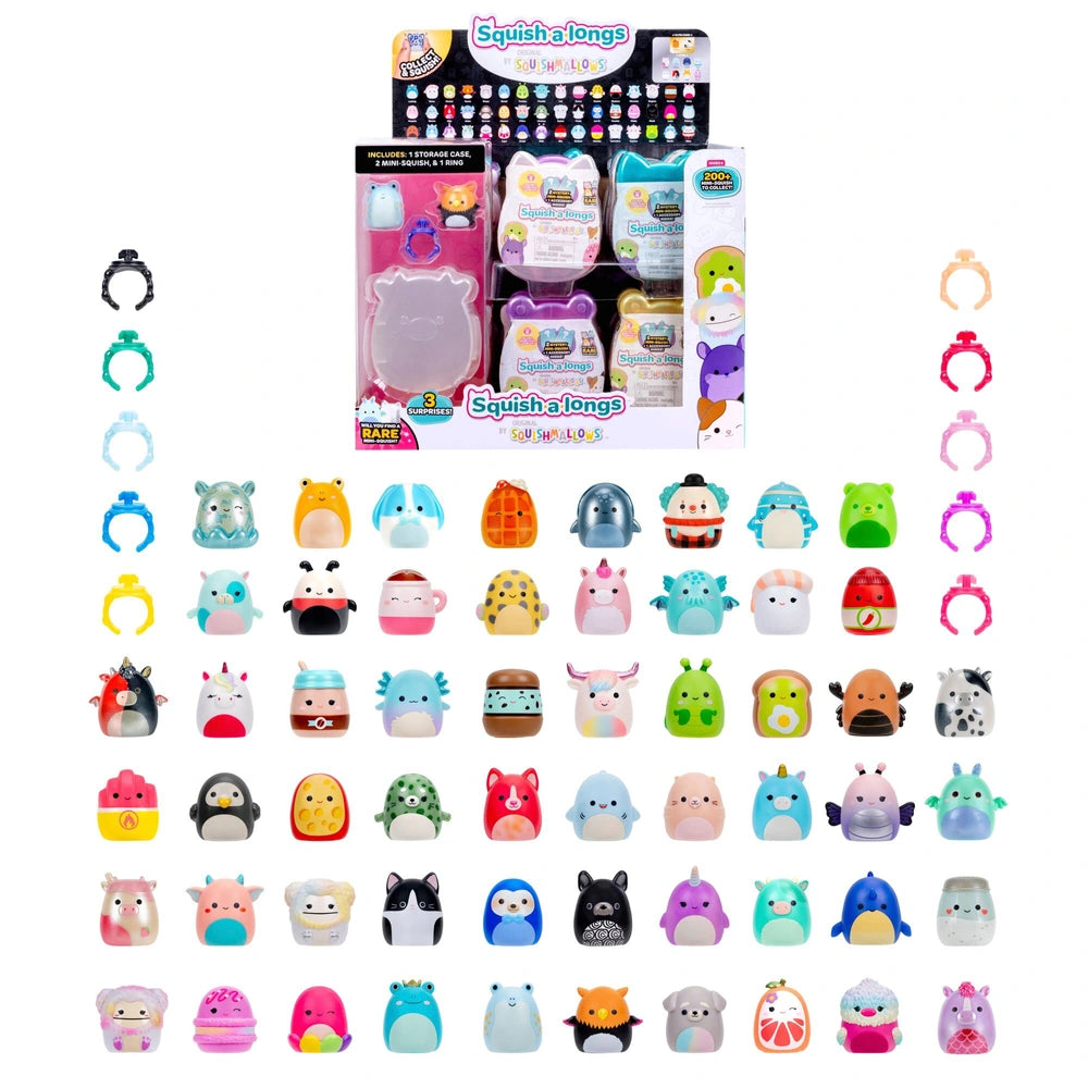 Original Squishmallows Squish-A-Longs Mini-Squish Series 6 2 Pack Blind Box Assortment