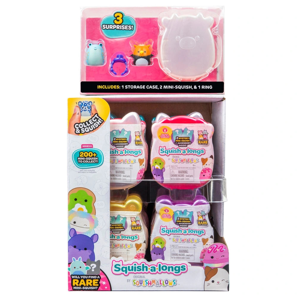 Original Squishmallows Squish-A-Longs Mini-Squish Series 6 2 Pack Blind Box Assortment