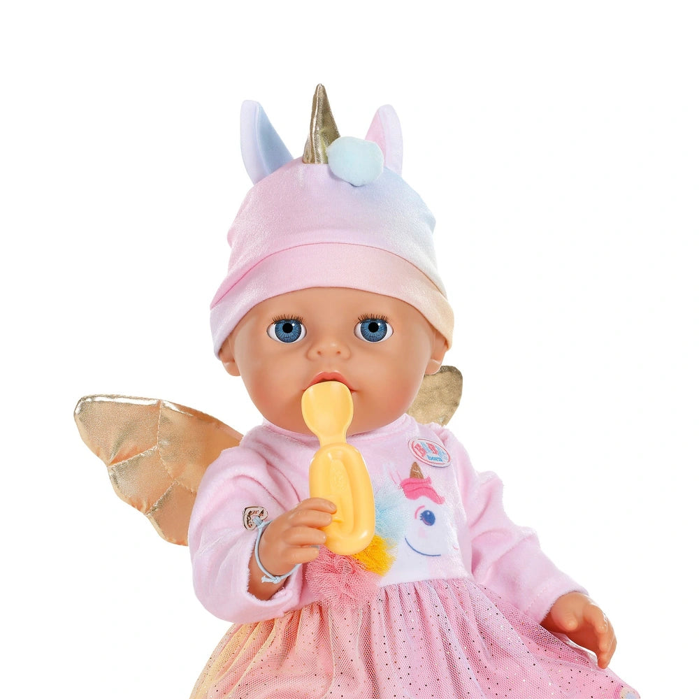 Baby Born Doll Click And Play Unicorn Emma 43Cm