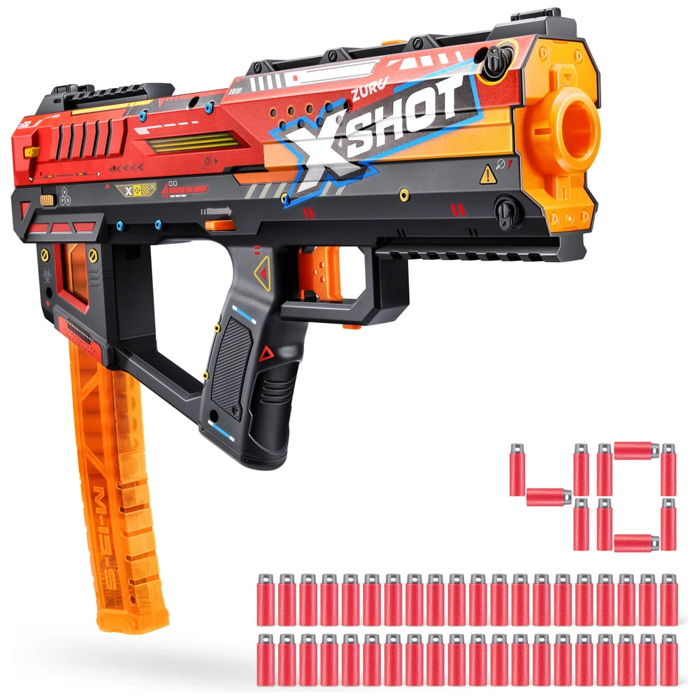 Xshot By Zuru Skins Fury-X Blaster With 40 Darts