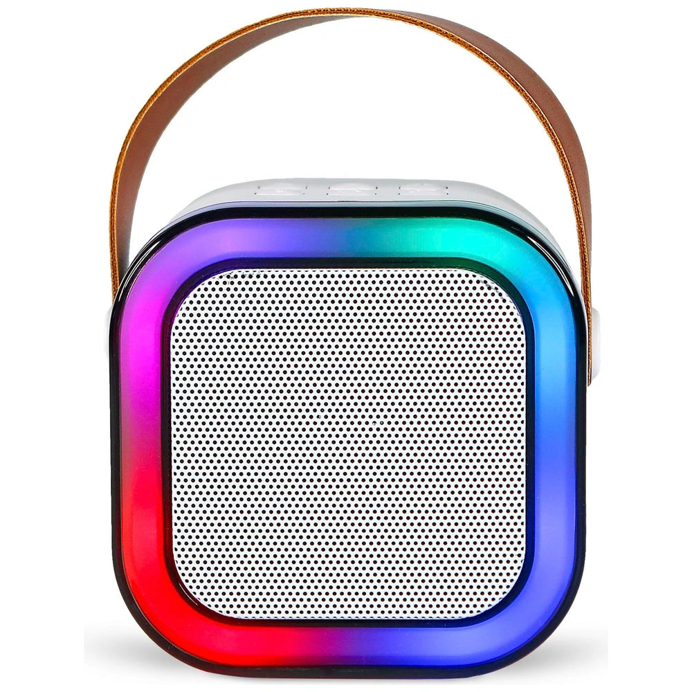Popsing Led Light-Up Wireless Karaoke Set White