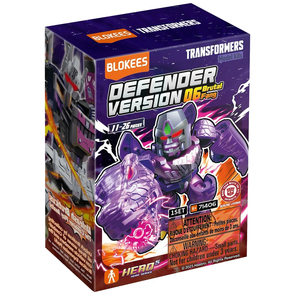 Blokees Transformers Figures Defender Version 06 Brutal Fang Assortment