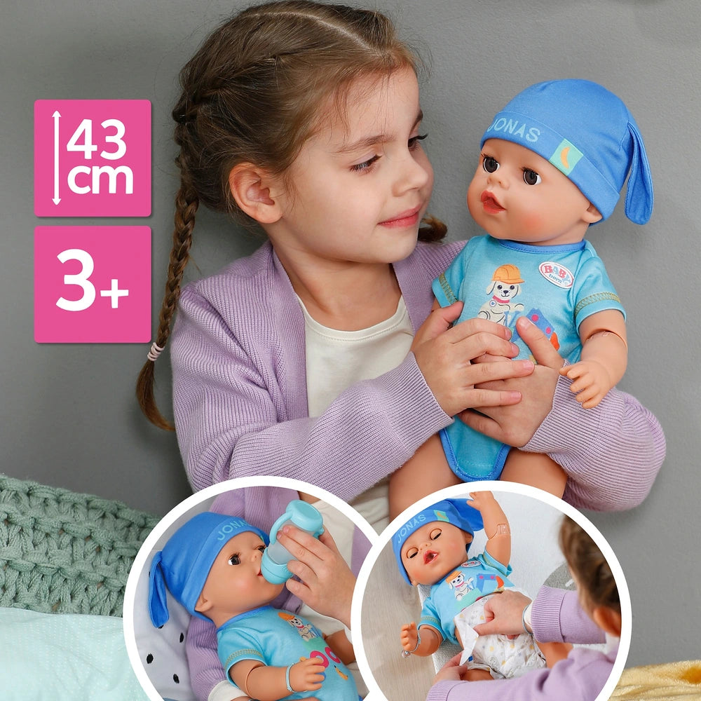 Baby Born Doll Click And Play Jonas 43Cm