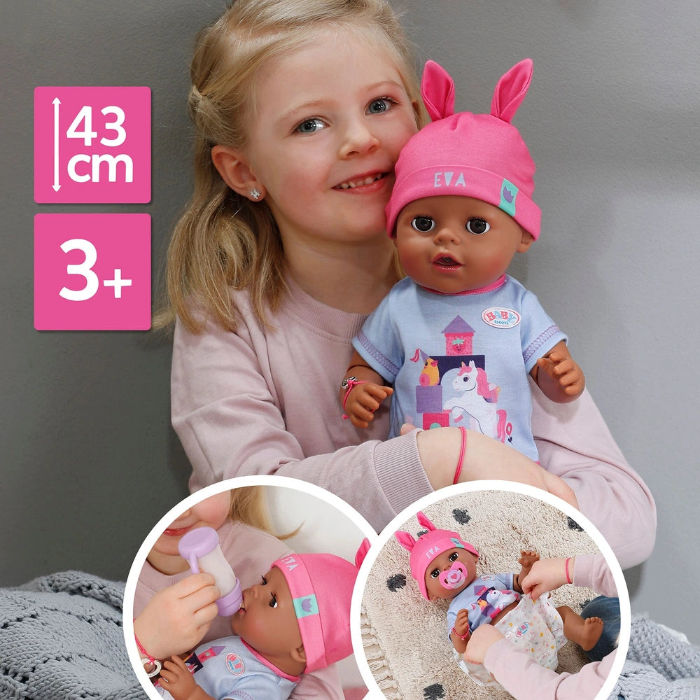 Baby Born Doll Click And Play Eva 43Cm