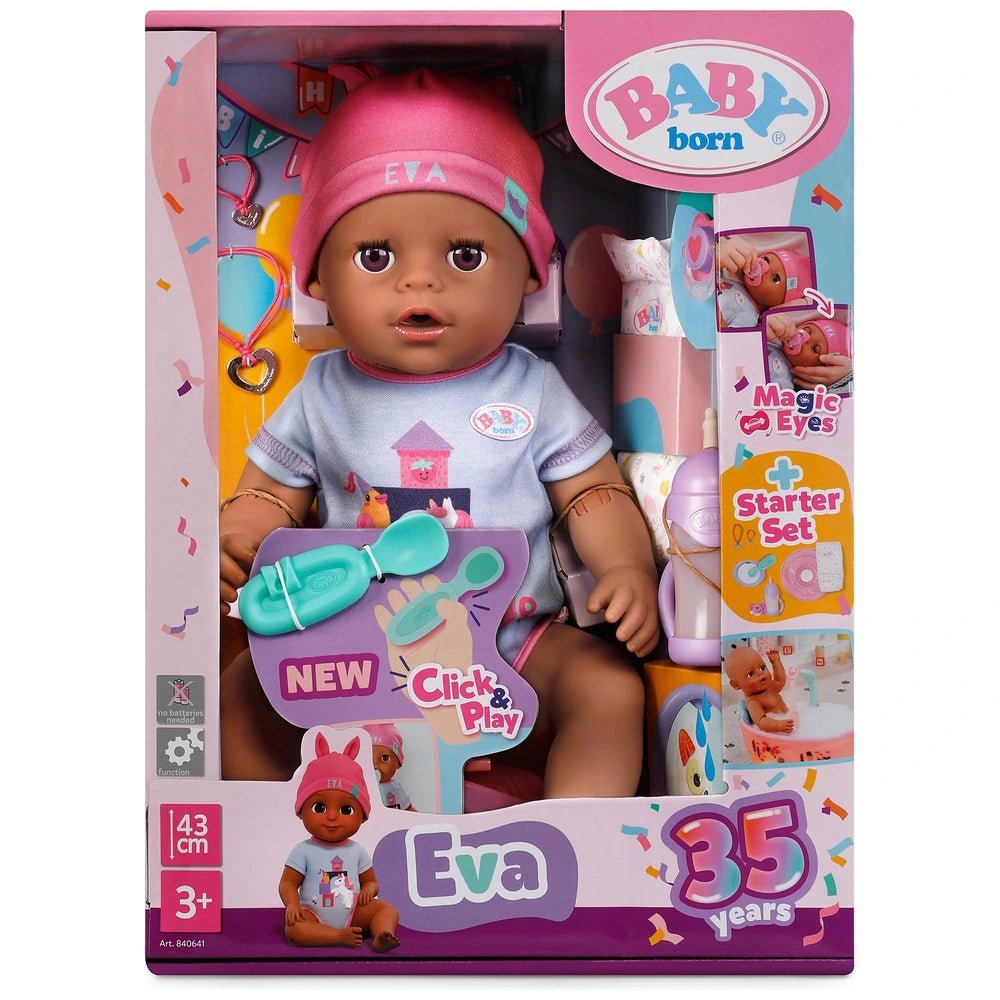 Baby Born Doll Click And Play Eva 43Cm