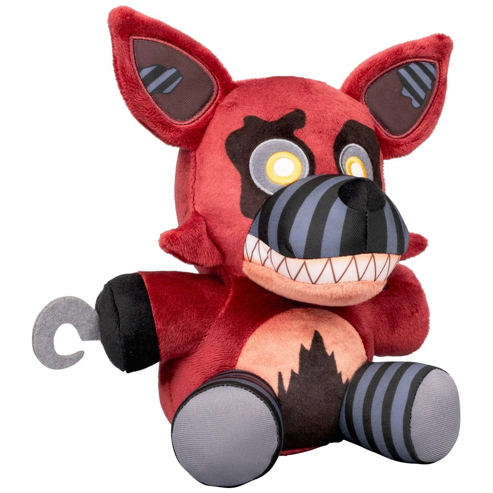 Five Nights At Freddy's Nightmare Foxy Plush Stuffie With Glow-In-The-Dark Eyes 20Cm
