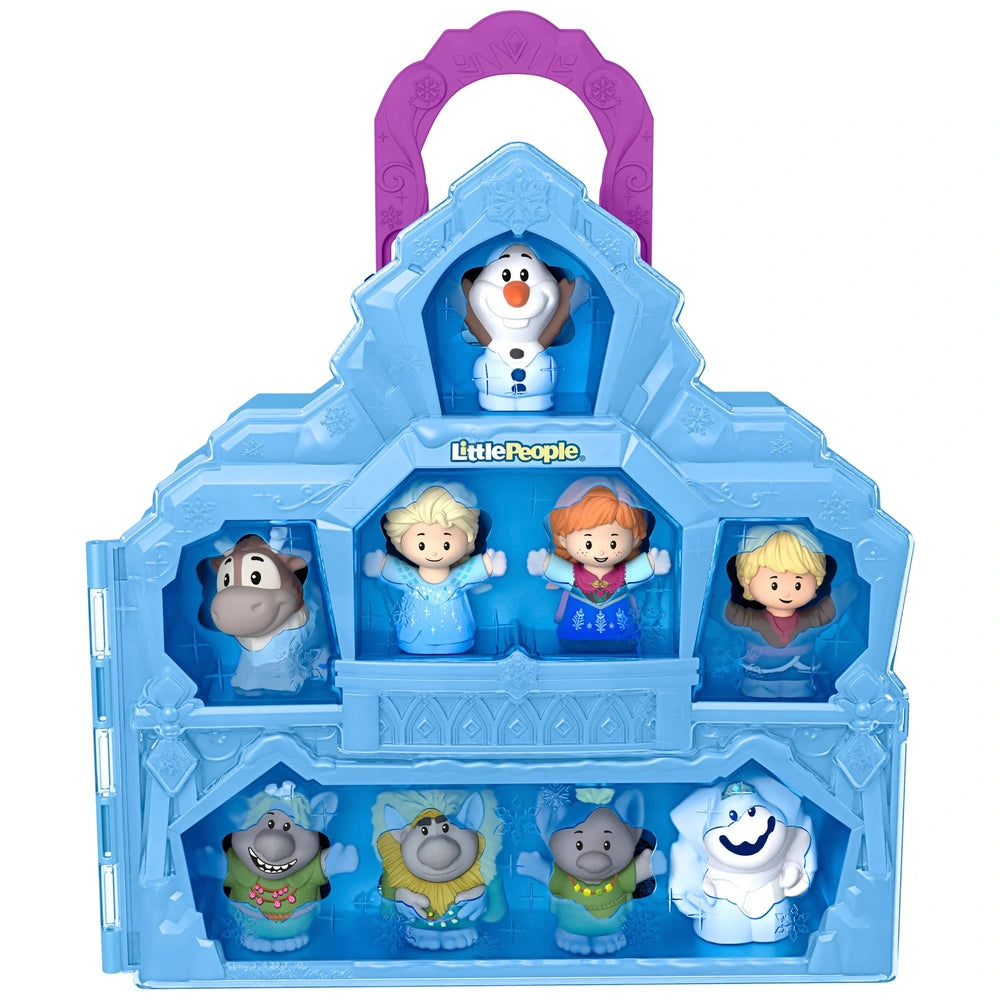 Fisher-Price Little People Disney Frozen Playset Carry Along Castle Case