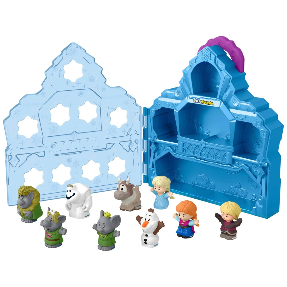 Fisher-Price Little People Disney Frozen Playset Carry Along Castle Case