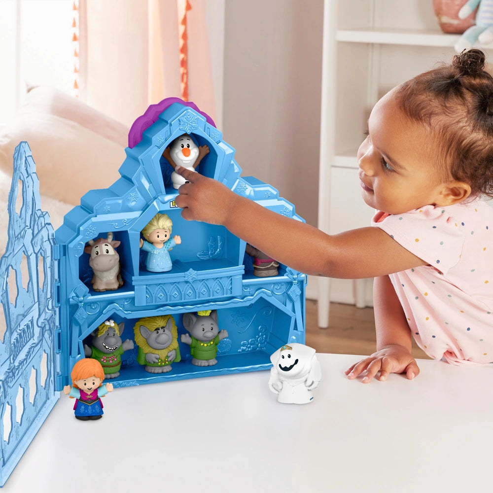 Fisher-Price Little People Disney Frozen Playset Carry Along Castle Case
