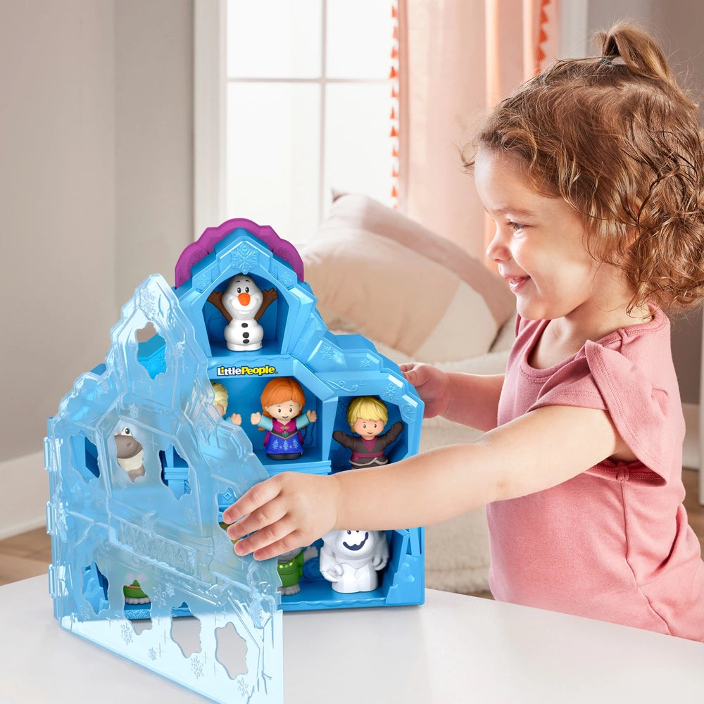 Fisher-Price Little People Disney Frozen Playset Carry Along Castle Case