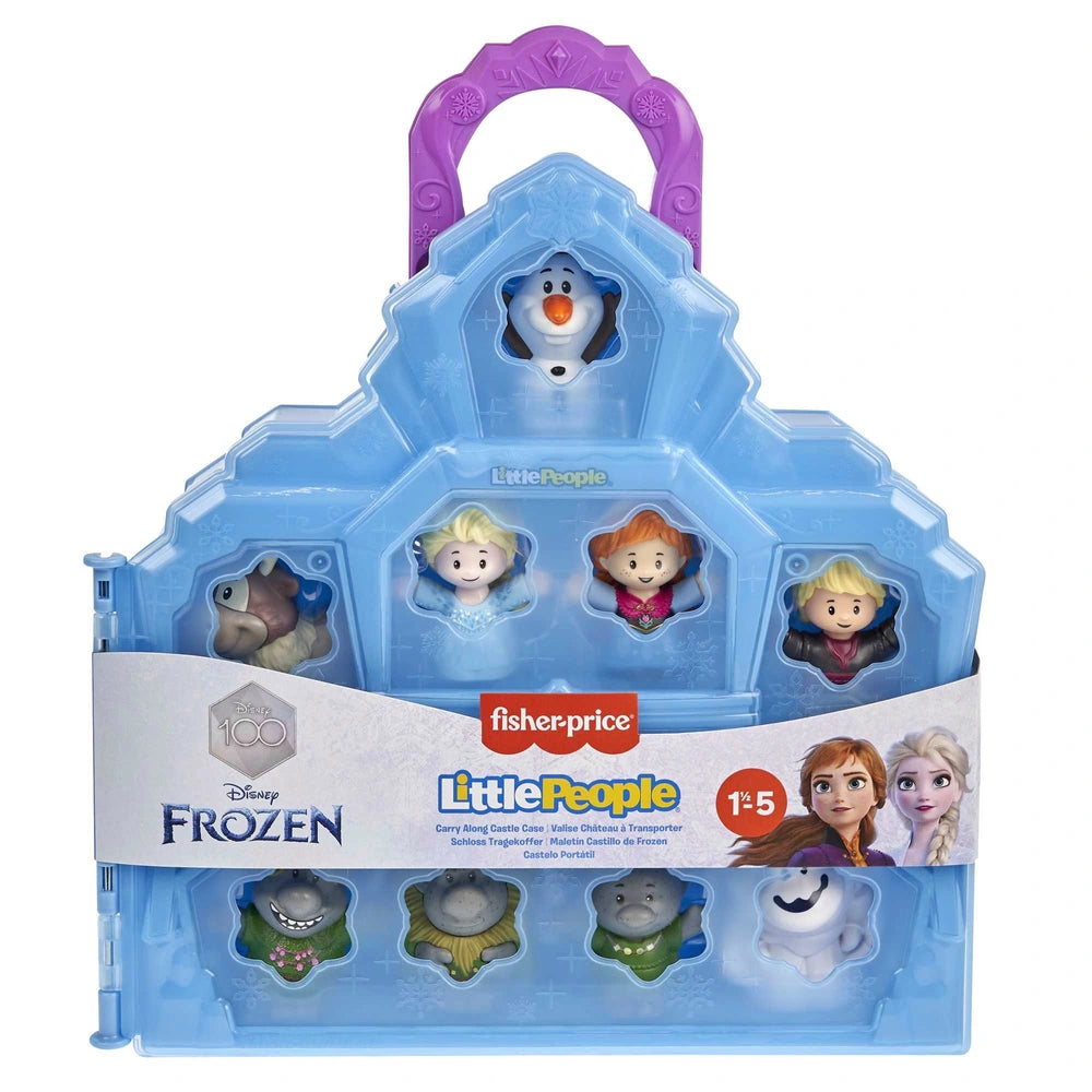 Fisher-Price Little People Disney Frozen Playset Carry Along Castle Case