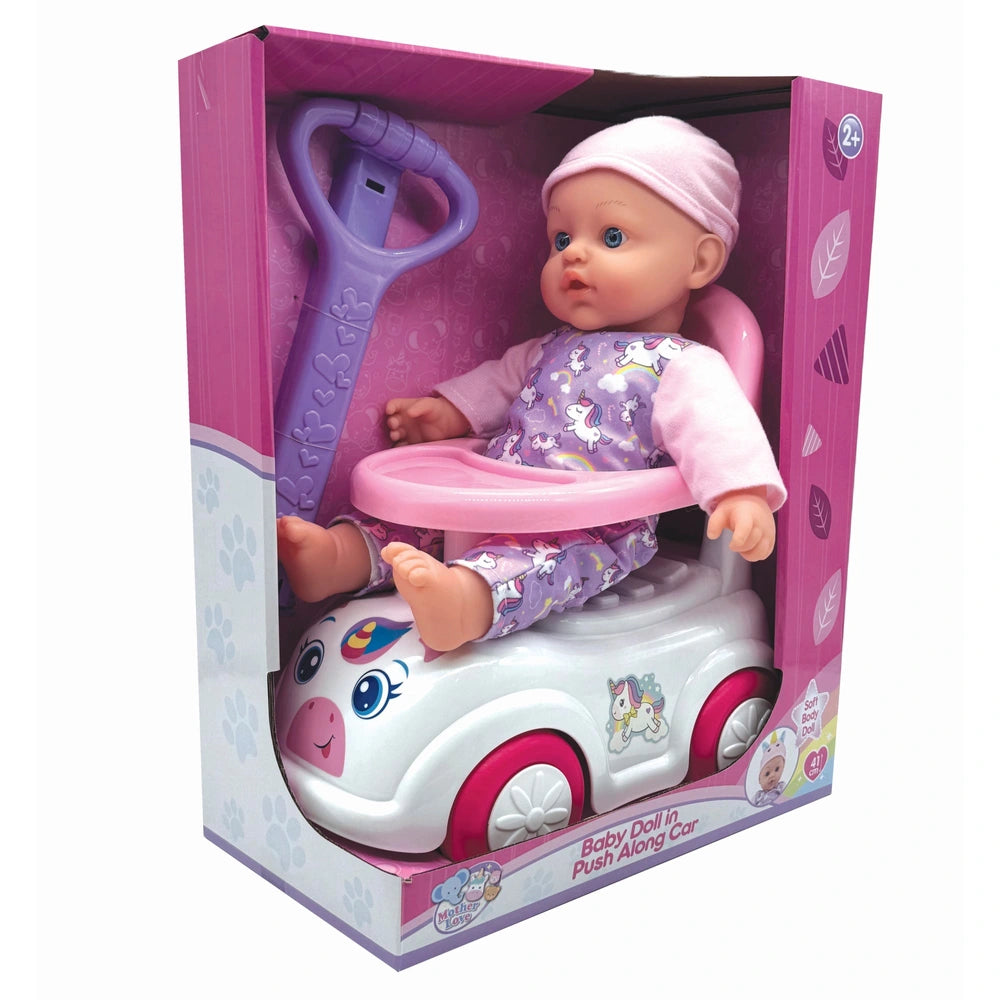 Stroll With Me Dolly Unicorn Set 41Cm