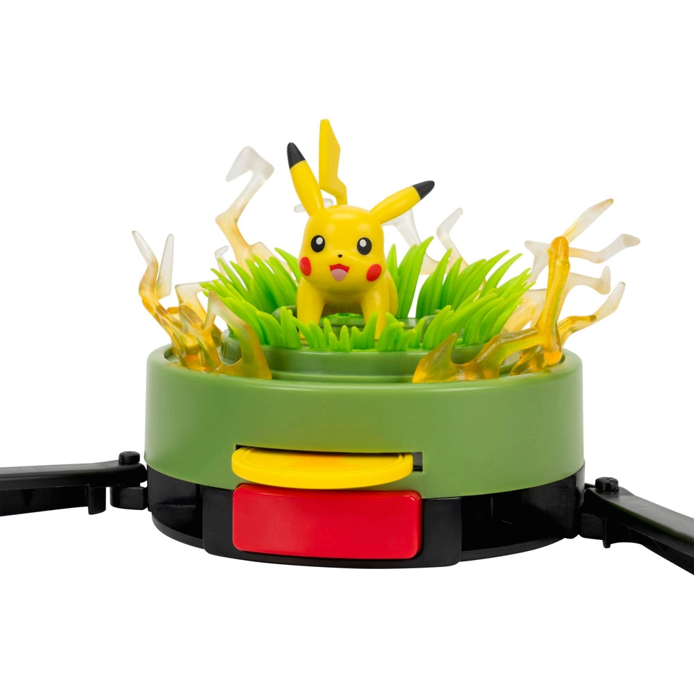 Pokémon Battle Disc Showdown Game With Pikachu And Larvitar Figures