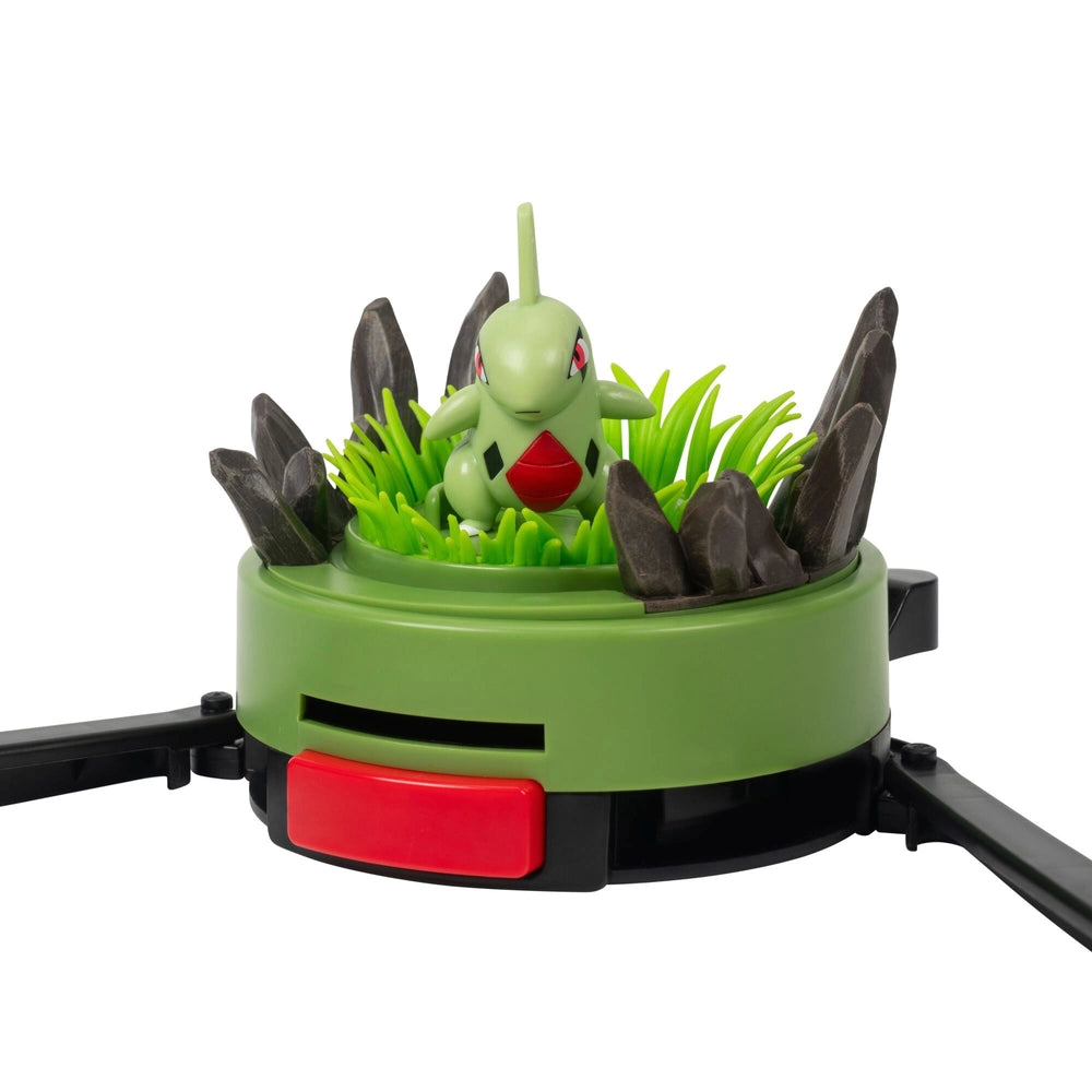 Pokémon Battle Disc Showdown Game With Pikachu And Larvitar Figures
