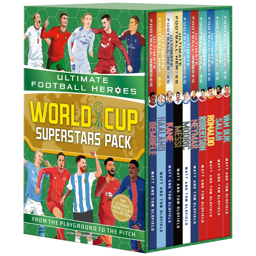 Ultimate Football Heroes: World Cup Superstars 10 Books Box Set Collection