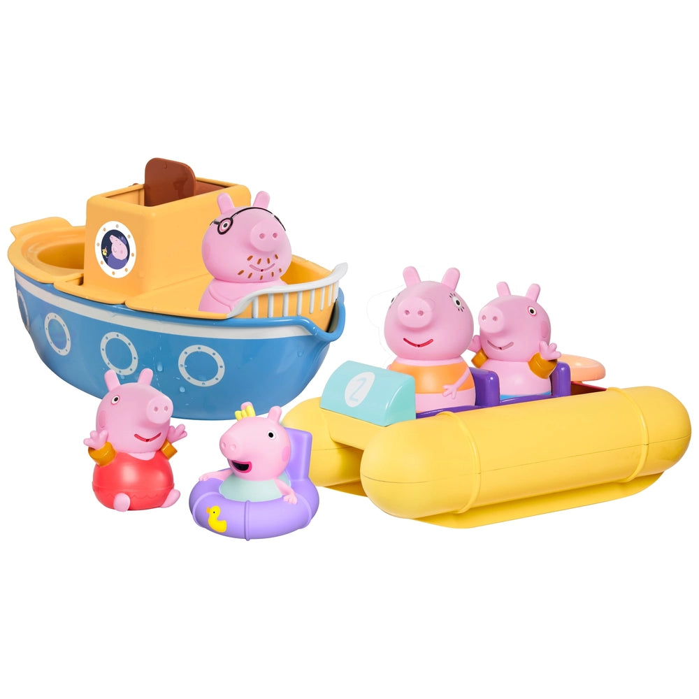 Peppa Pig Boat Adventure Set With Evie Pig