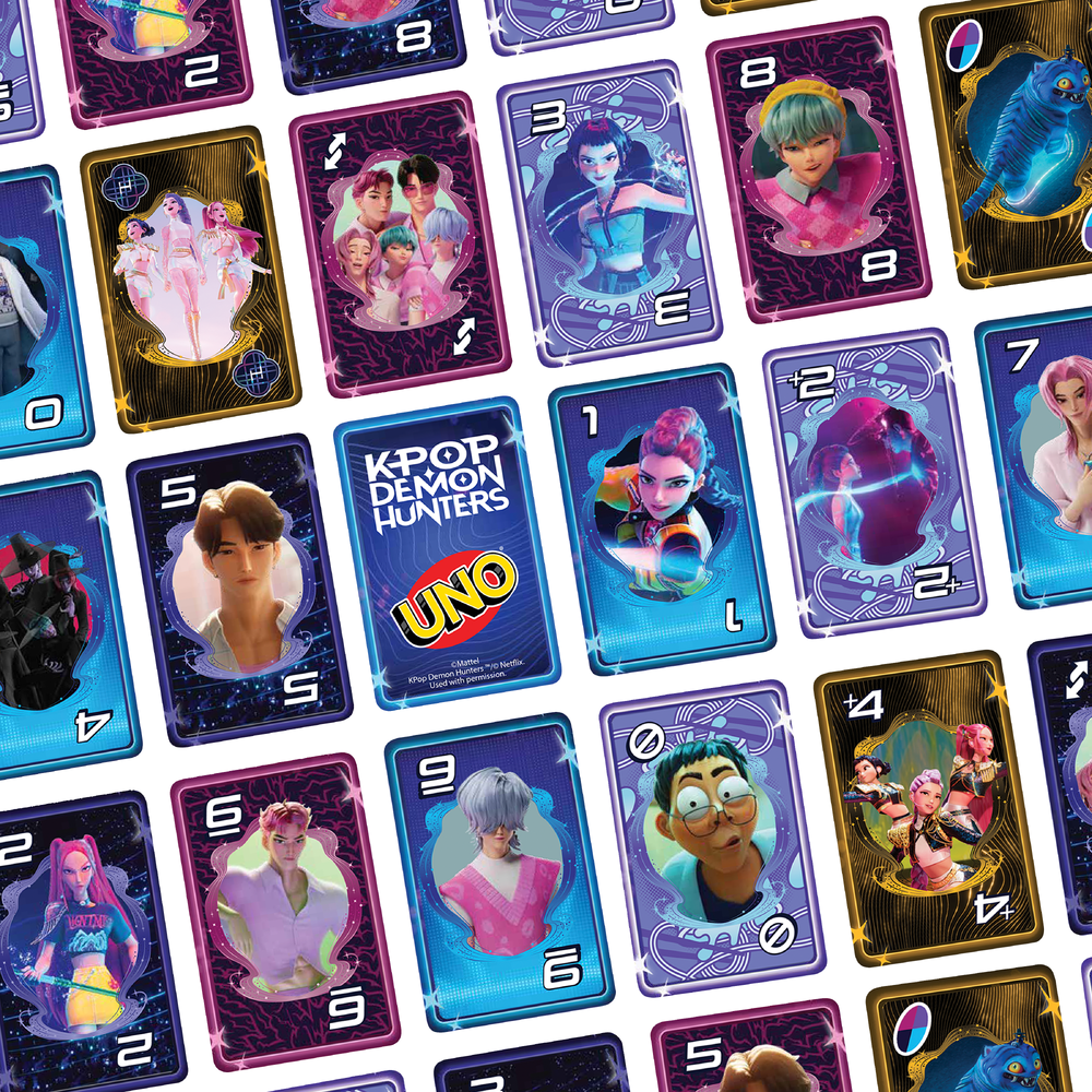 Uno Kpop Demon Hunters Card Game For Kids, Adults & Family Night, Parties And Travel