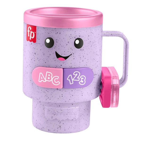 Fisher-Price Laugh & Learn Wake Up & Learn Coffee Mug Purple