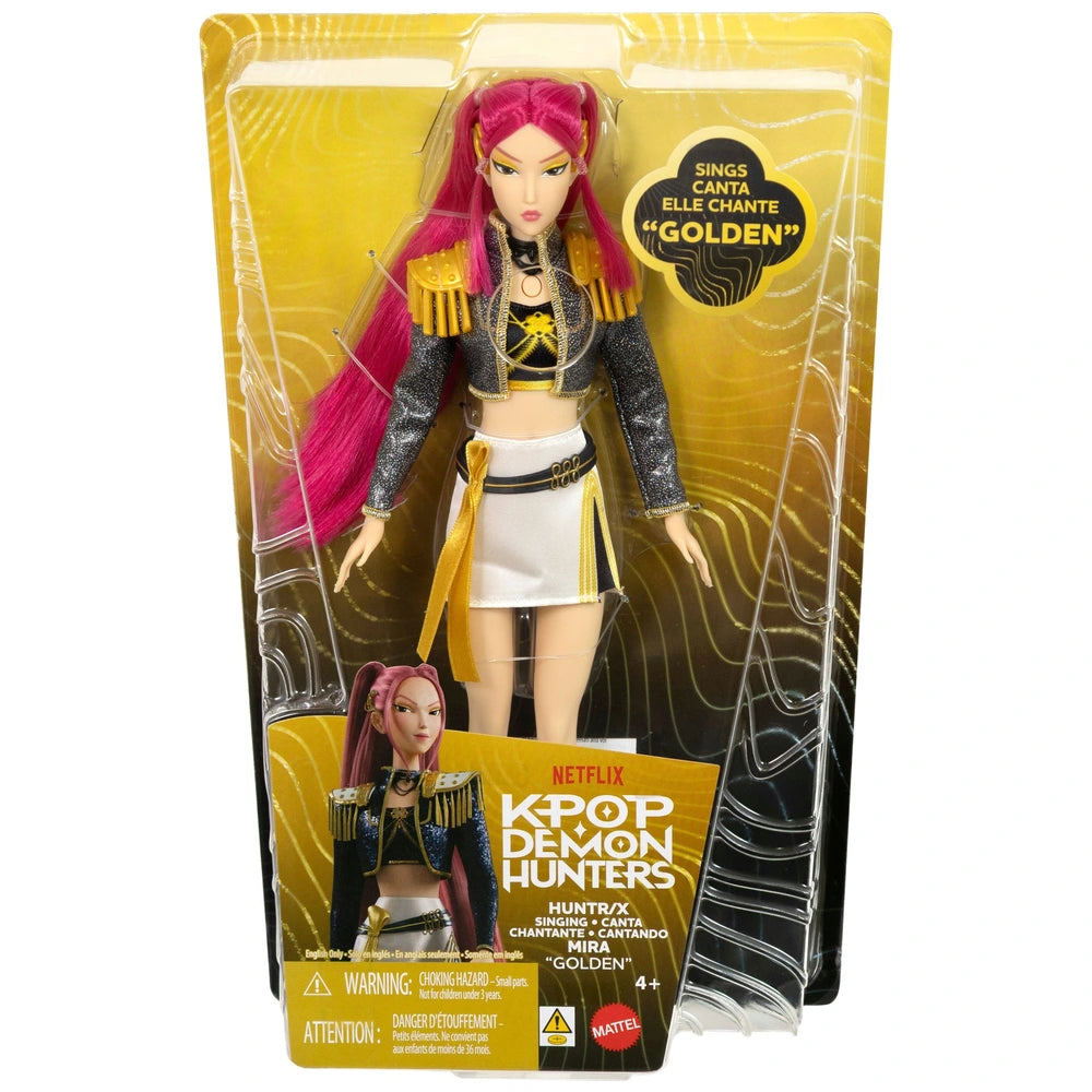 Netflix Kpop Demon Hunters Singing Fashion Doll 'Golden' Huntr/X Mira
