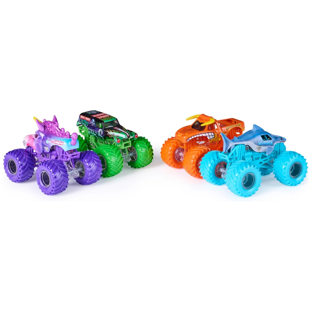 Monster Jam 1:64 Color Crash Trucks 4 Pack