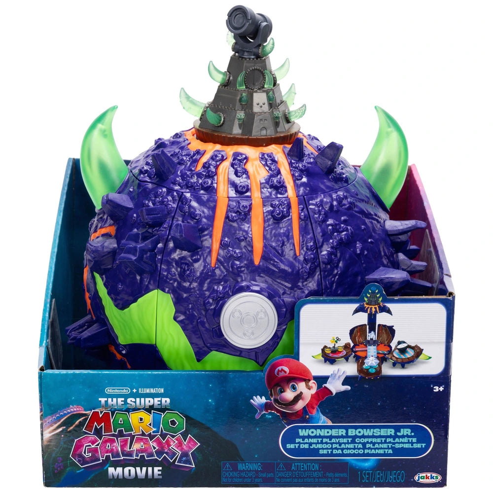 Nintendo The Super Mario Galaxy Movie: Wonder Bowser Jr. Planet Playset