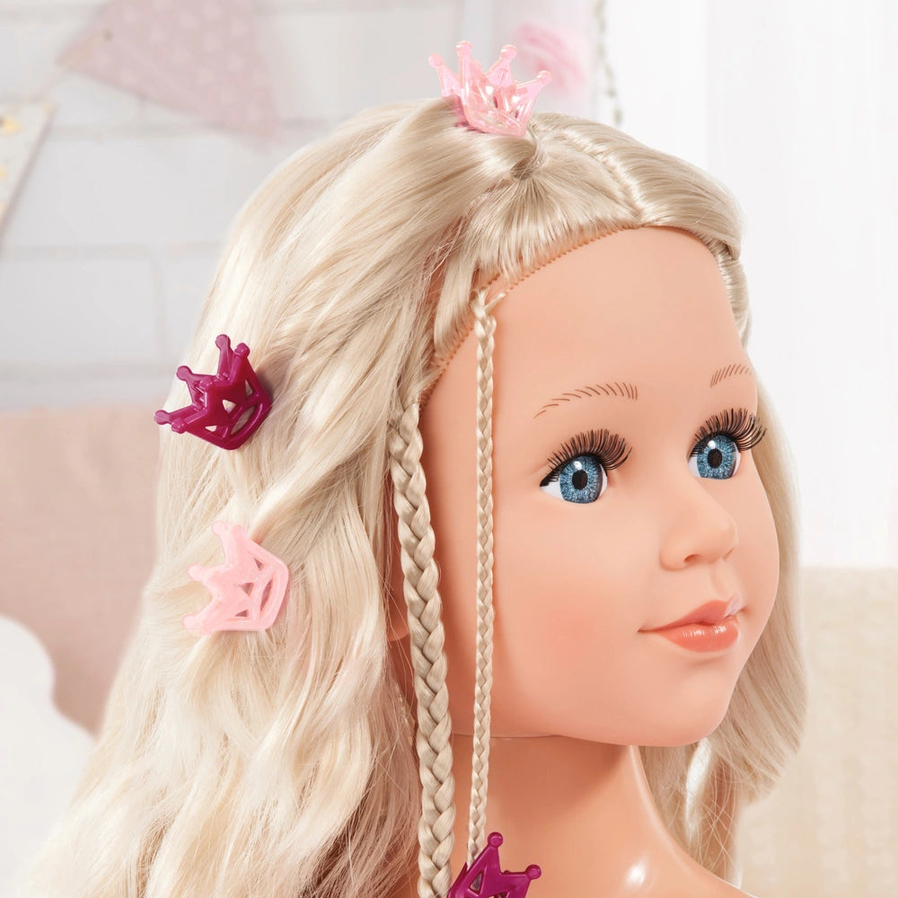 Charlene Magic Nails Hair Styling Head With Working Hair Dryer